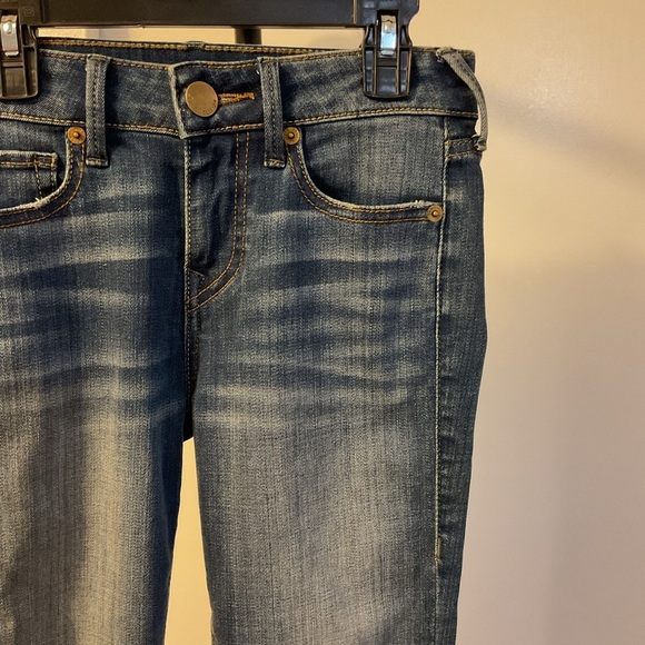 10. True Religion Mid Rise Super Skinny Classic Blue Jeans Size 27 - Picture 6 of 15